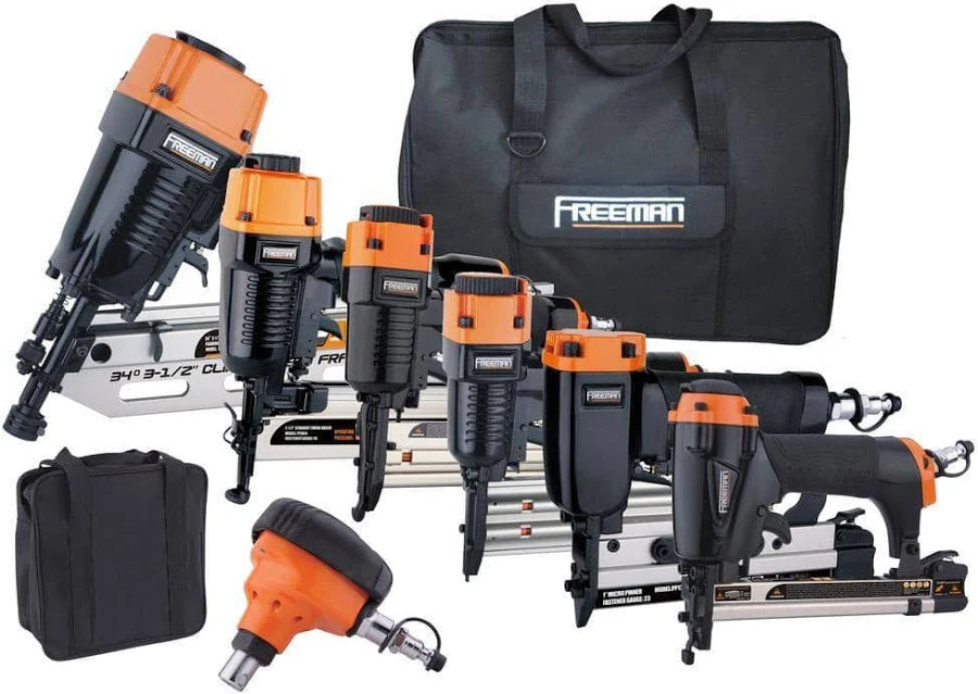 Freeman Complete Pneumatic Framing and Finishing Kit P9PCK